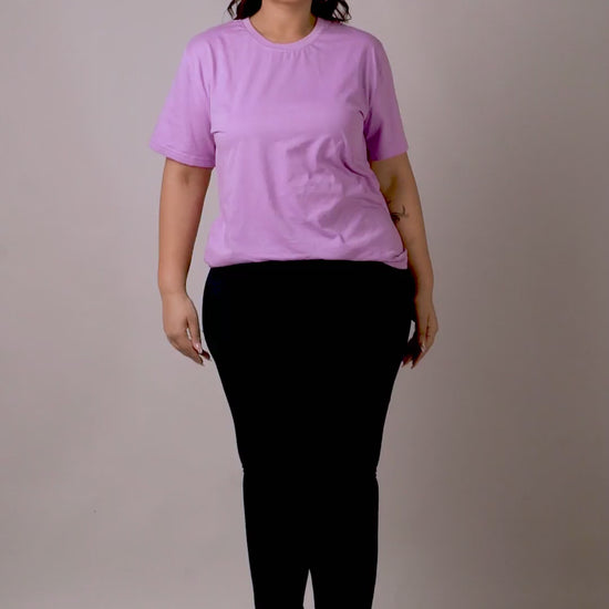Showcase of Curvisha stretchable denim jeggings, focusing on the texture, pockets, and authentic denim look.